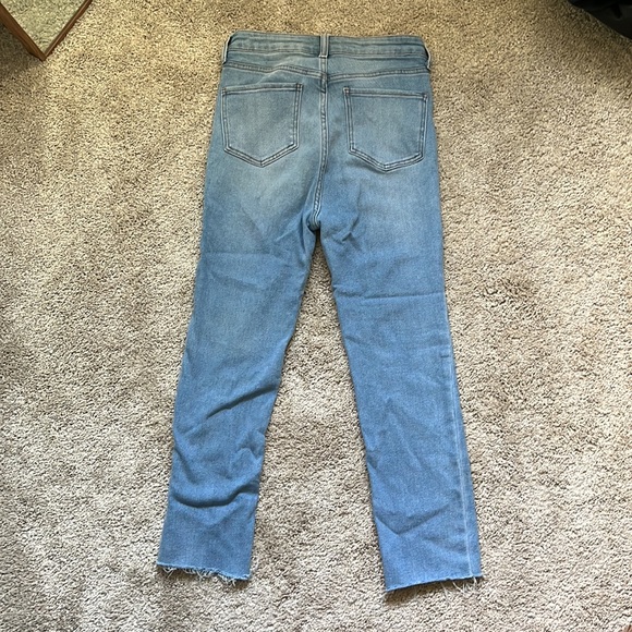 5/27 Stretchy Soft High Rise Denim Cut Offs - Picture 2 of 3